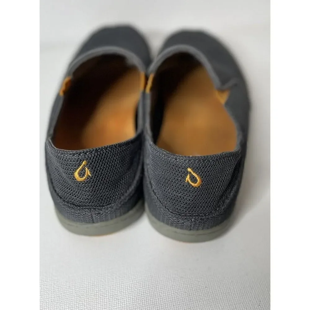 Olukai Nohea Mesh Blue Mens Size 8 Slip on Casual Shoes